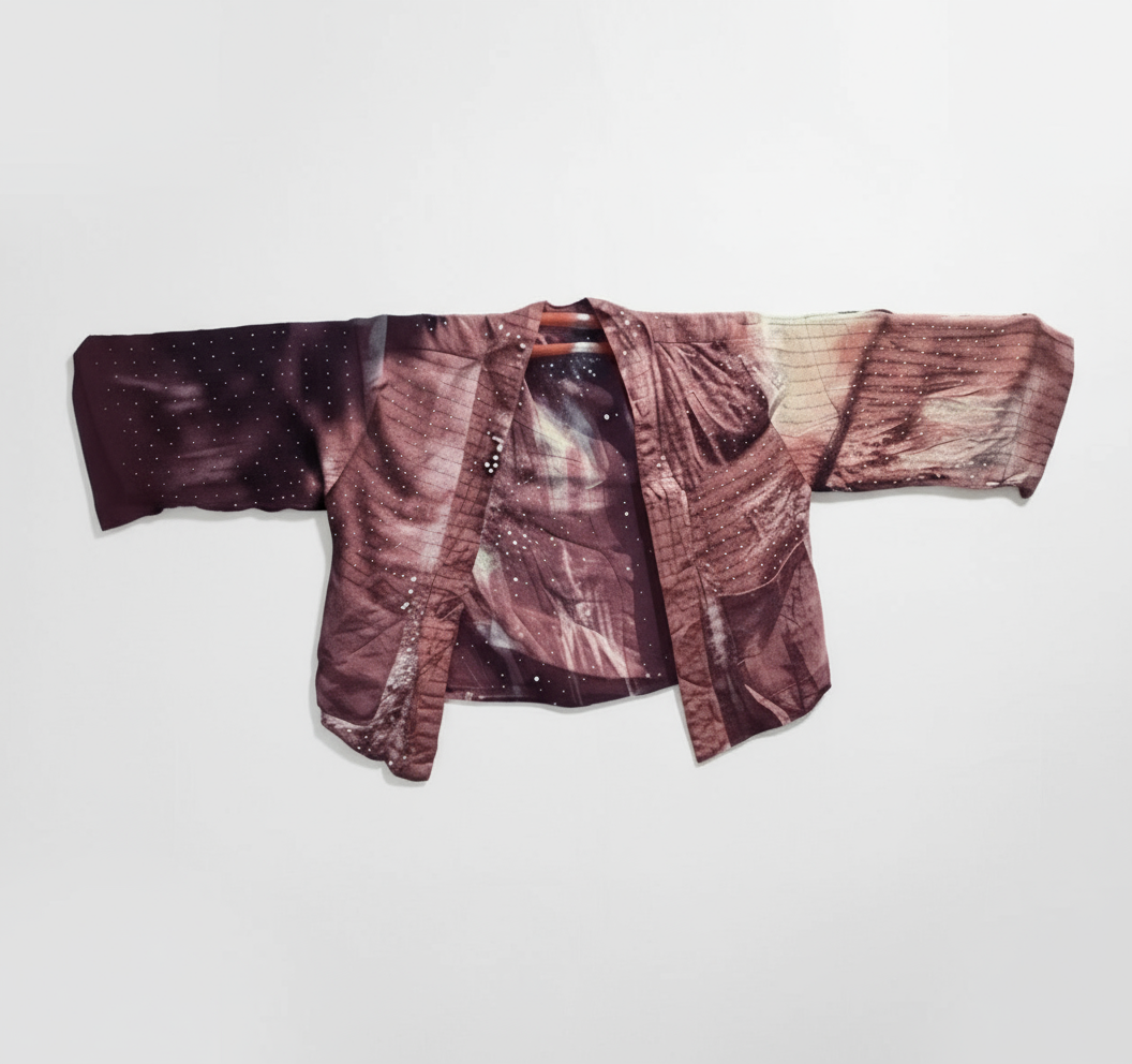 Reversible Short Kimono - No. 029