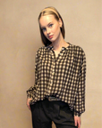 Rebecca Blouse - Bourgogne Chocolat