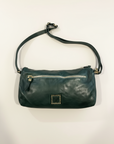 EMMA Crossbody Leather Bag. Green X0007 C2505.