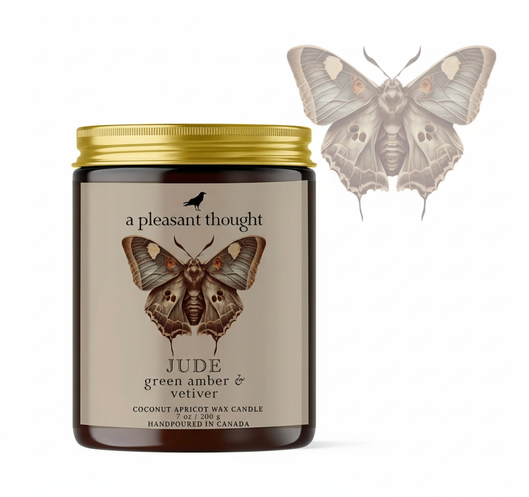 JUDE | GREEN AMBER &amp; VETIVER | JAR CANDLE