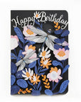 ALLJOY. Original paper cut card. Birthday Dragonfly.