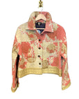 Kantha Jacket with front pockets.- No.110 One Size