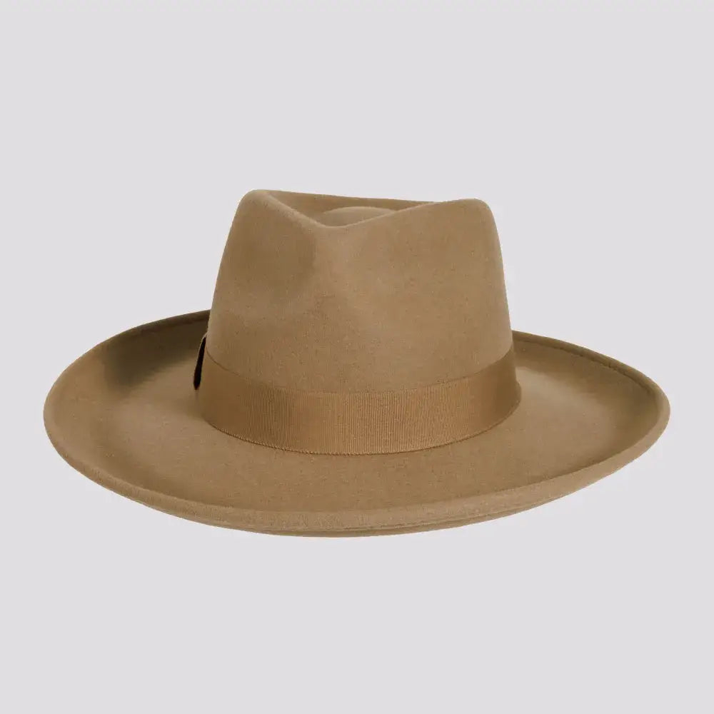 Ed Rabinowitz Crushable Wool Felt Teardrop Fedora Hat - Style Oakley – by:rabinowitz