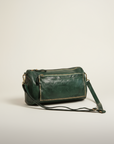 EMMA Crossbody Leather Bag. Green X0007 C2505.
