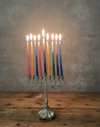 Hanukkah Candles - Tri Color - 45 stk