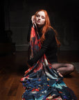 FST. Le French Studio.Large cashmere scarf NYMPHE