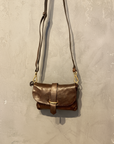 Elsa - Little Shoulder Bag. Leather. Color:  Brown. X0001 C1501