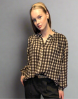 Rebecca Blouse - Bourgogne Chocolat