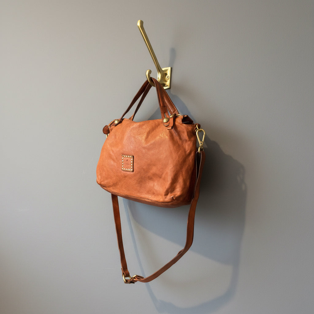MELISSA Shopping Bag, Medium, Cognac. X0001/C1502