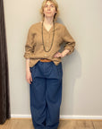 THING-dk. Linen Shirt. (7240).Color: Mocca.