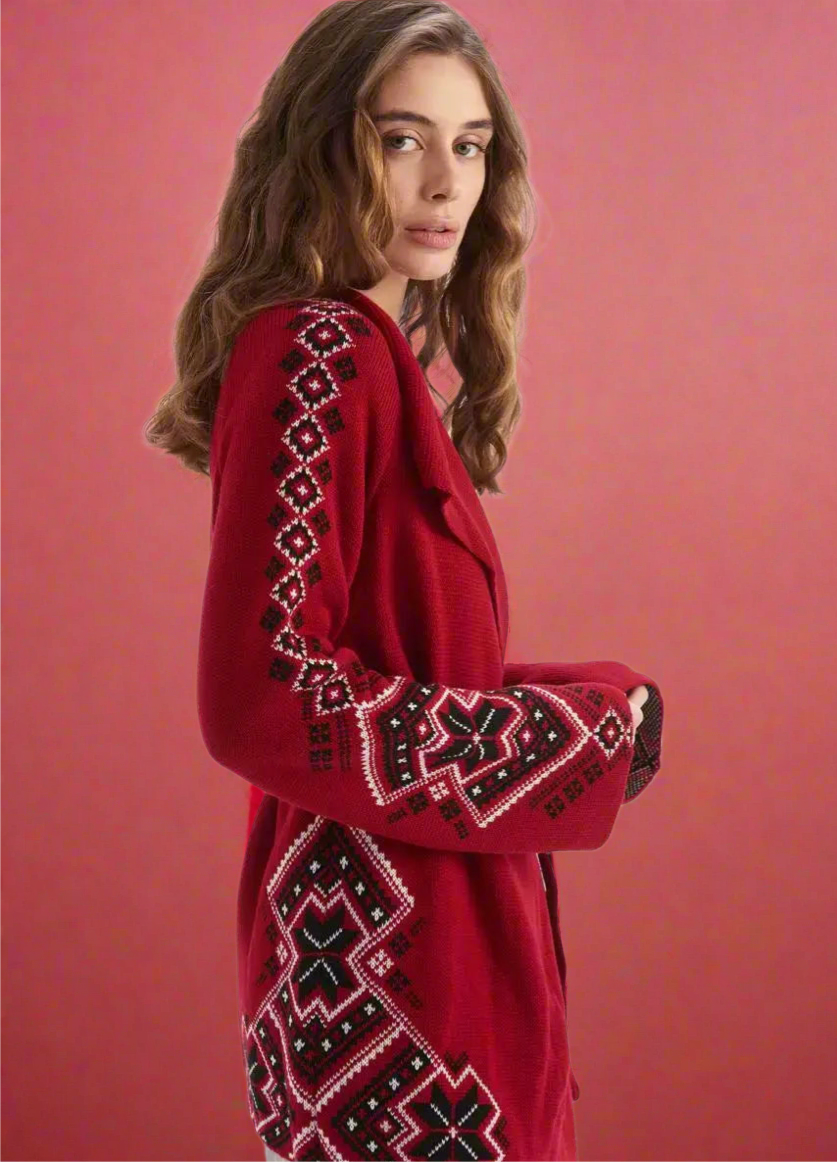 UKR.Cardigan Kristina Red