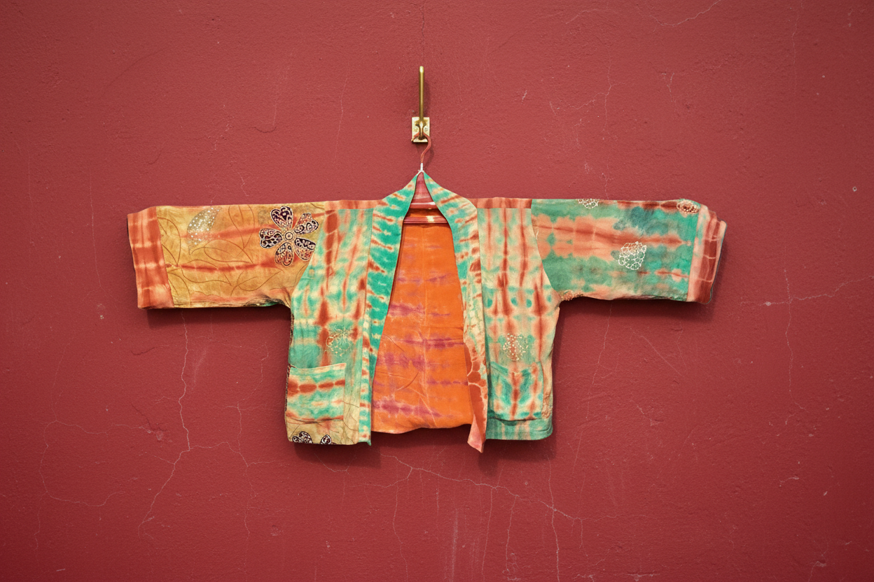 Reversible Short Kimono - No.100