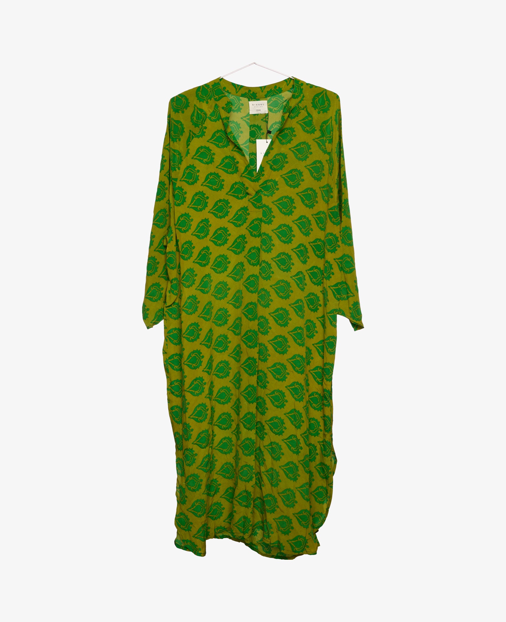 Adina Silk Caftan Dress No. 295, One-size