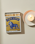 Archivist Square Matchbox - Gold Lion