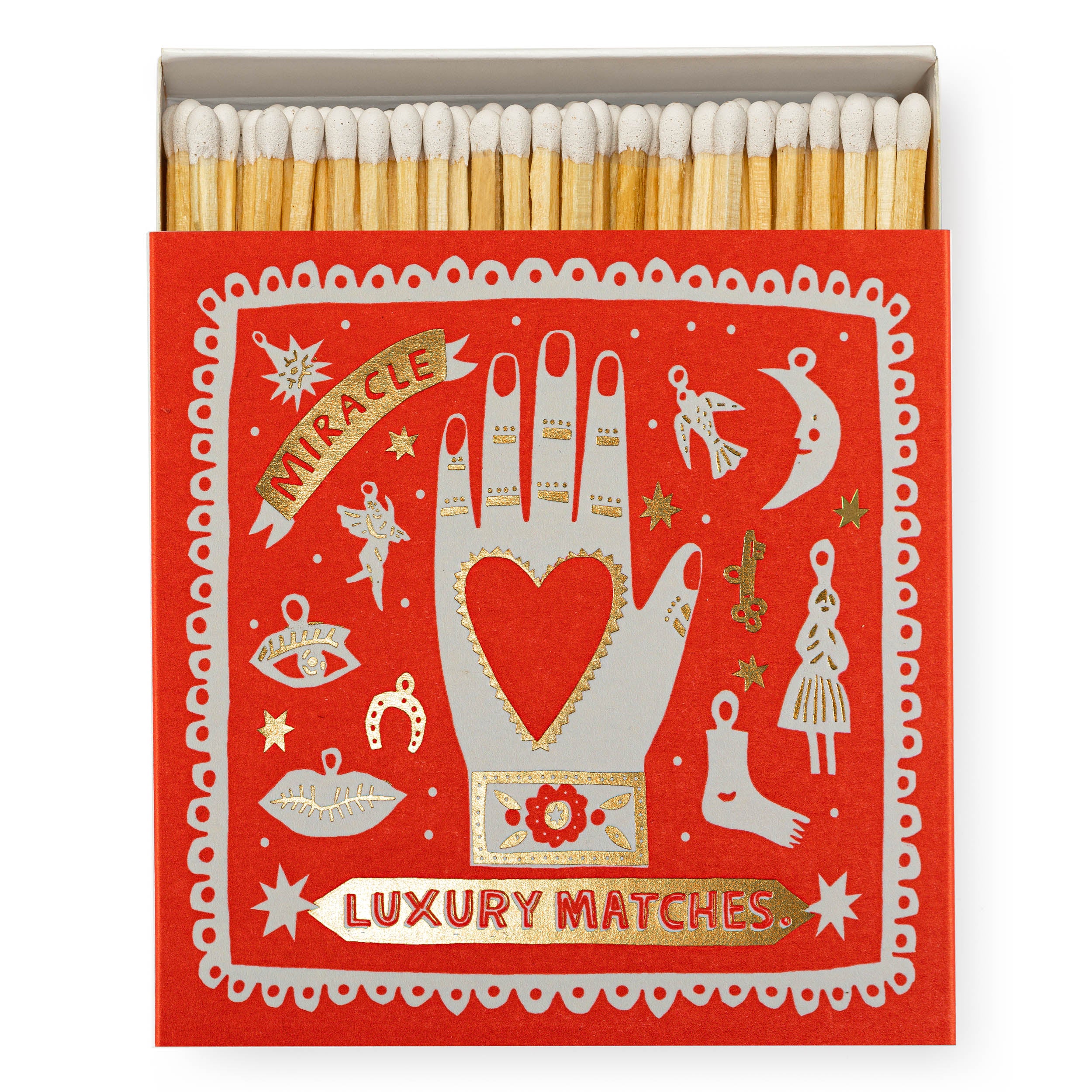 Archivist Square Matchbox - Miracle Luxury Matches – by:rabinowitz