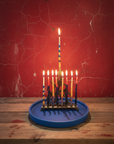 Hanukka Lys - Flerfargede - 45 stk
