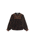 Scarlet Blouse - Cocora Black Coffee