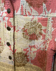 Kantha Jacket with front pockets.- No.110 One Size