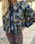 Daniella Jacket, Wine Ditsy One-Size
