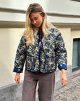 Daniella Jacket, Wine Ditsy One-Size