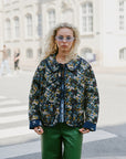 Daniella Jacket, Wine Ditsy One-Size