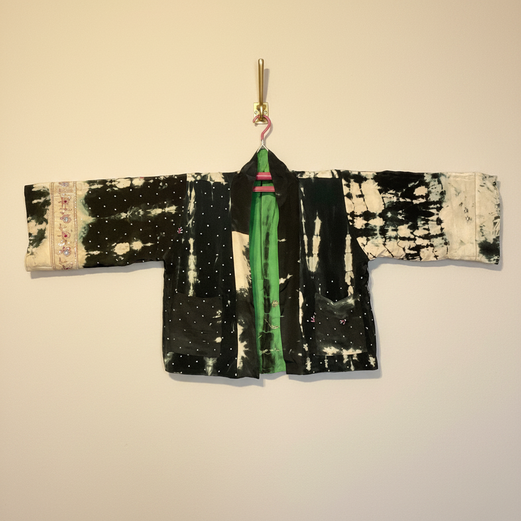 Reversible Short Kimono - No.105