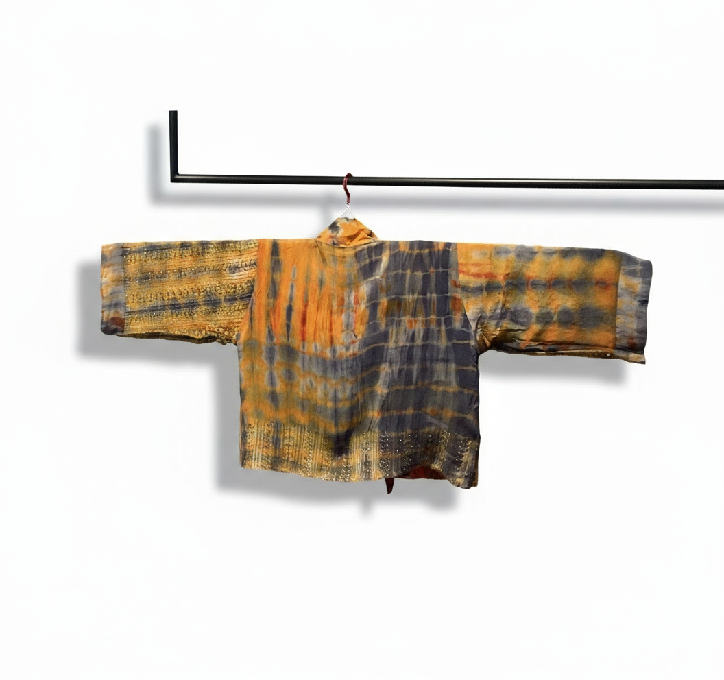 Reversible Short Kimono - No. 06D