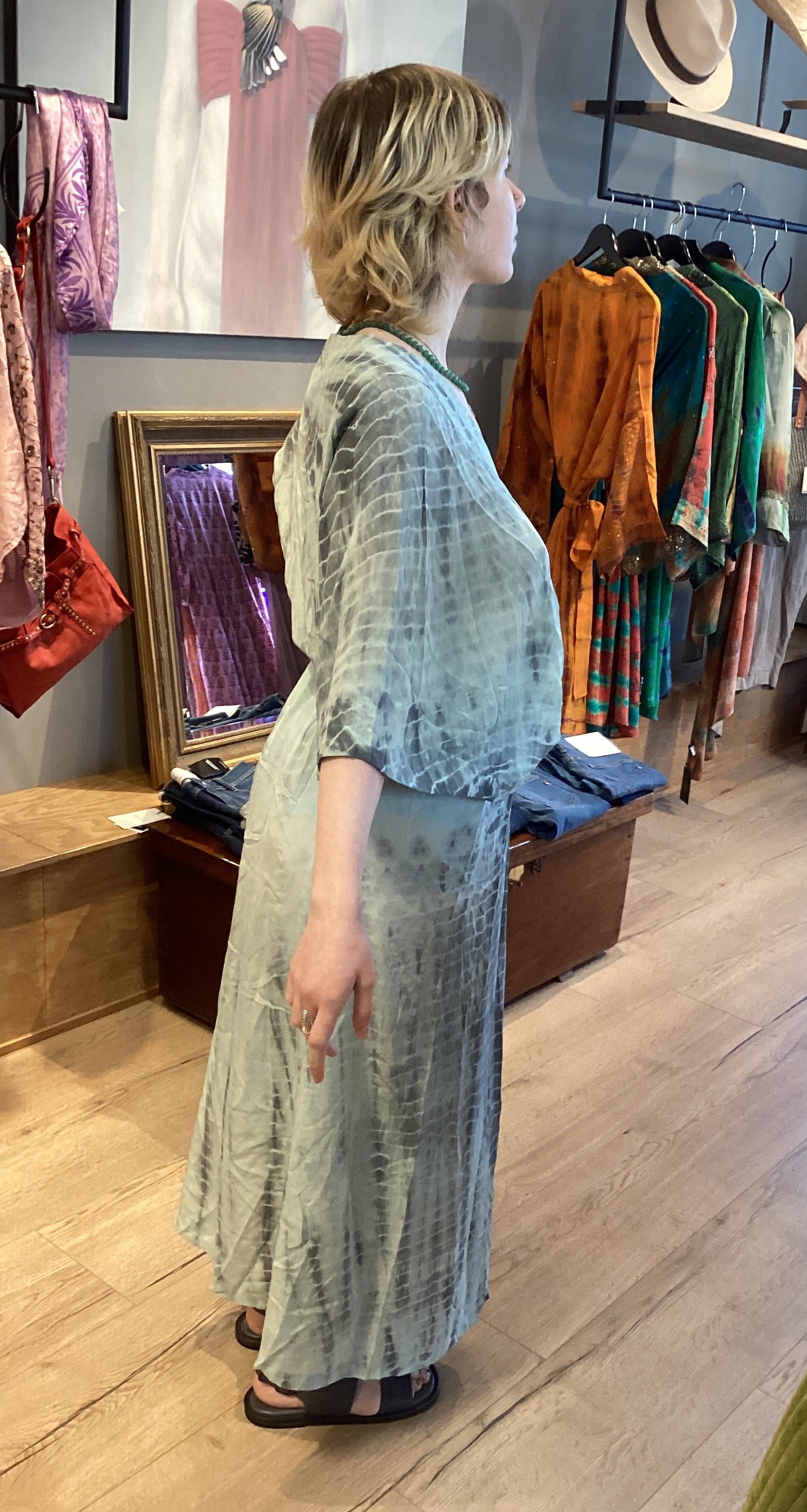 Brenda Silk Wrap Dress No 259 One-Size