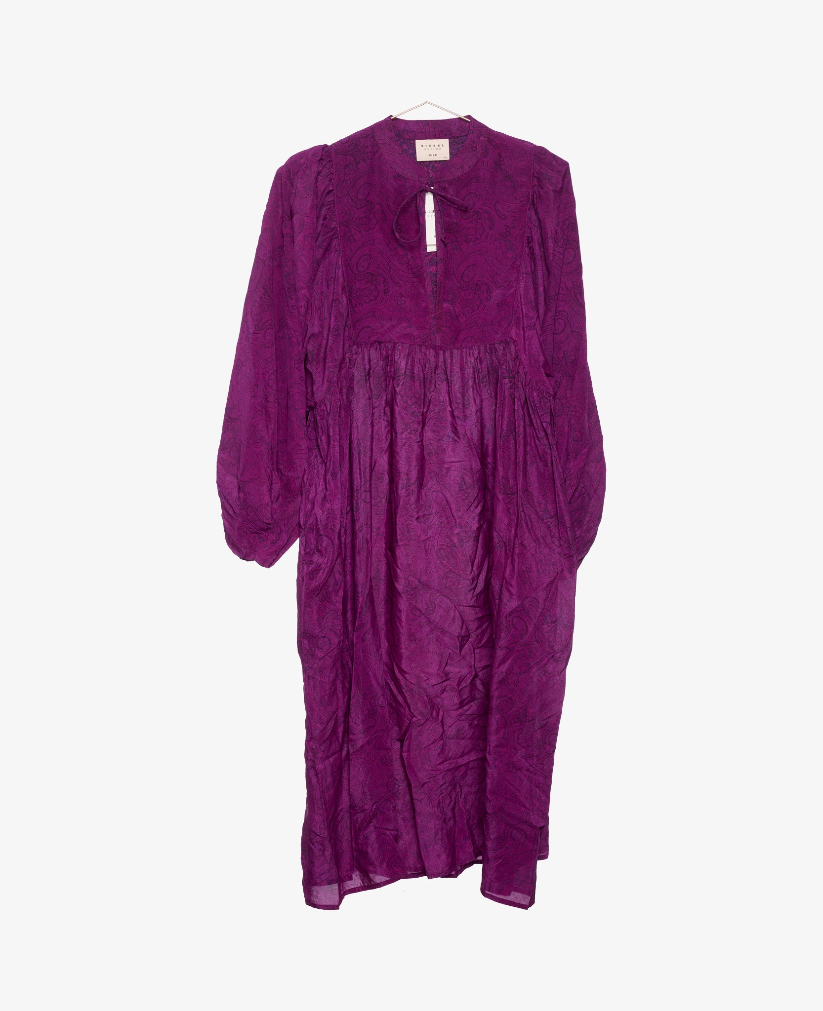 Emmeline Long Silk Dress - No. 347 One-Size