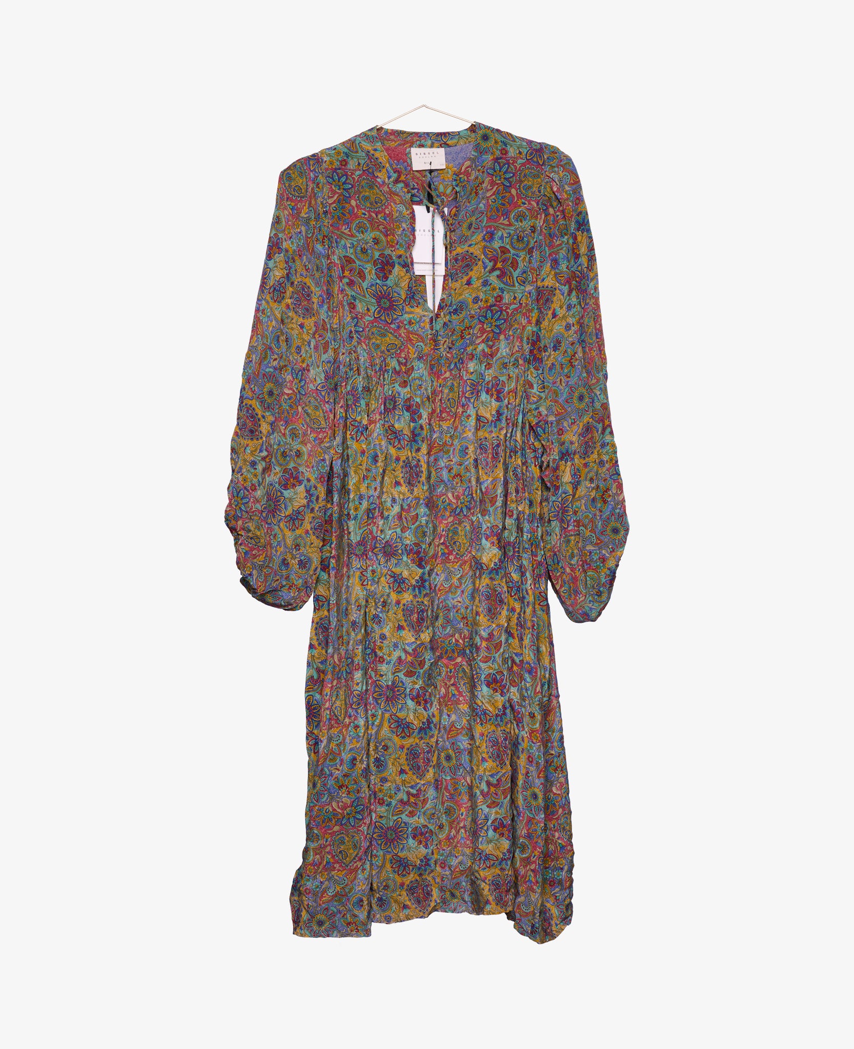 Emmeline Long Silk Dress - No. 536 One-Size