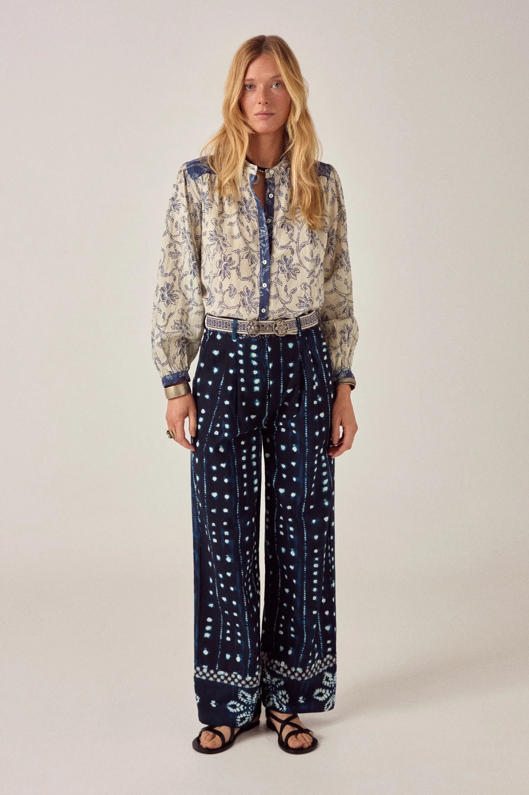 Cleo Blouse - White Fuji