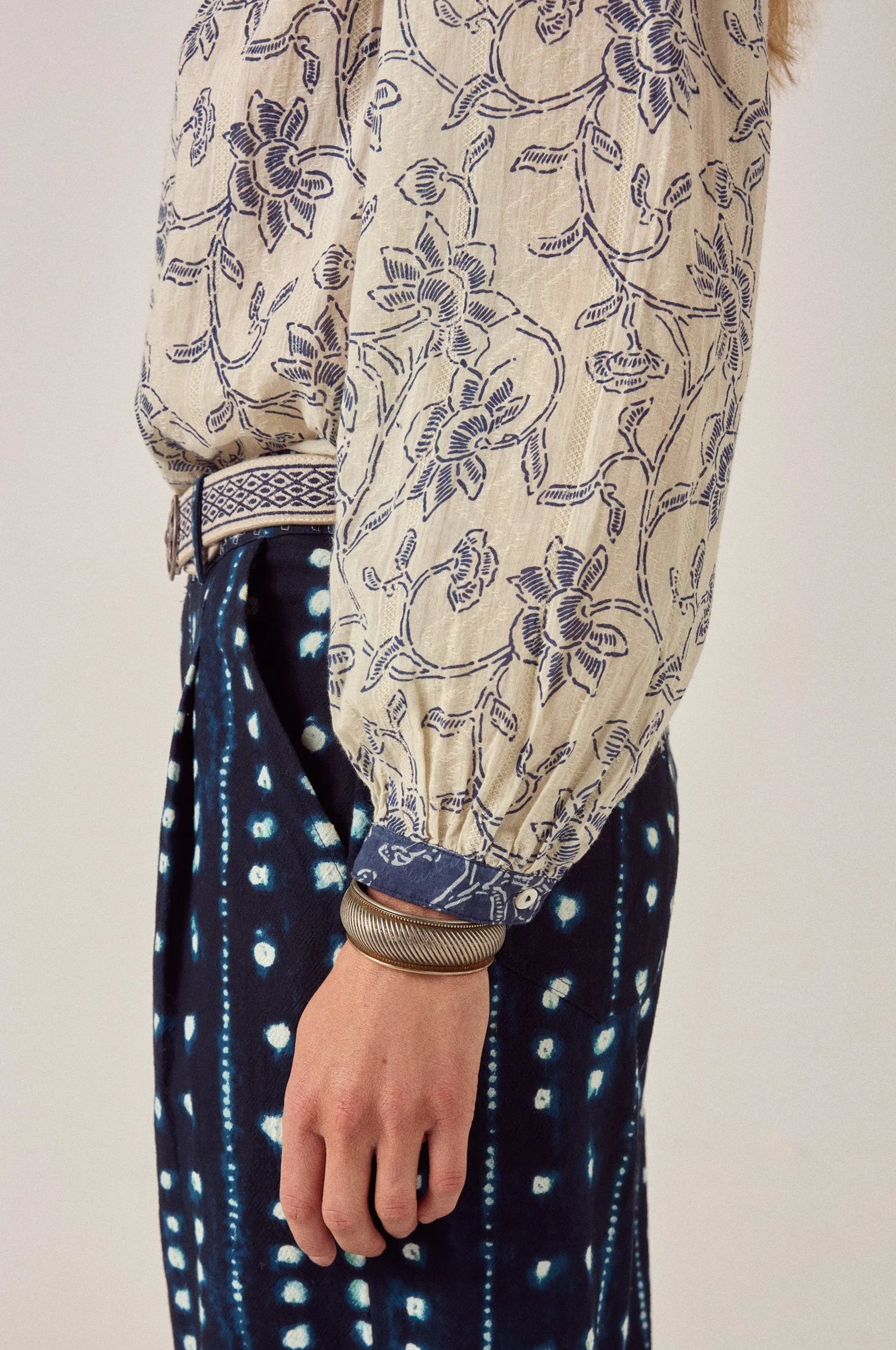 Cleo Blouse - White Fuji