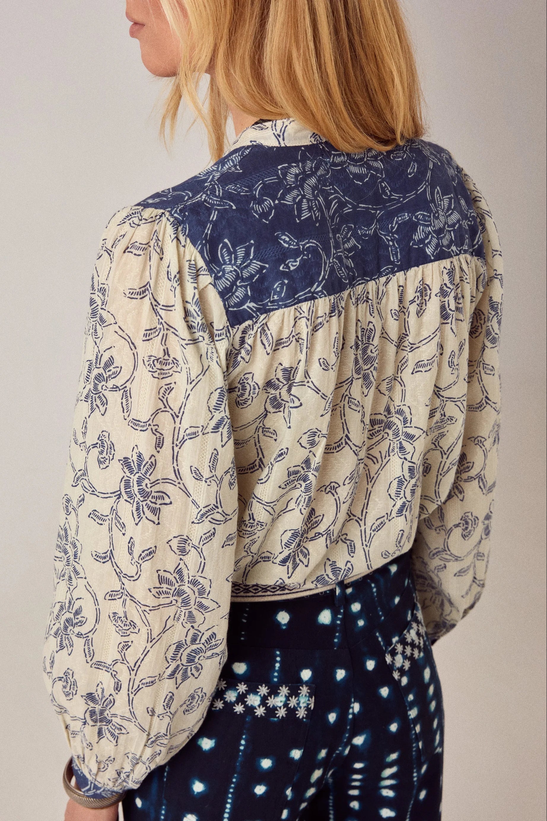 Cleo Blouse - White Fuji