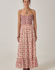 Zara Sleeveless Dress. Scottish Pink