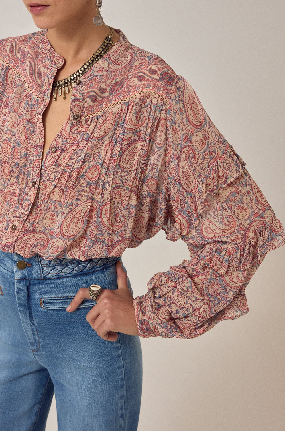 Cosima Blouse - Wild Dust