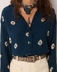 Aria Blouse - Eclipse Lapislazuli