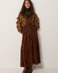 Claudine Dress - Horizon Autumn Leaves