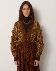 Claudine Dress - Horizon Autumn Leaves