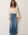 Vega Blouse - Casablanca Muse Soft Ecru