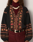 Virginia Blouse - Night Garden Dark