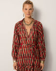 Loulou Dress - Volcano