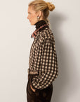 Rebecca Blouse - Bourgogne Chocolat