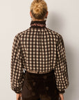 Rebecca Blouse - Bourgogne Chocolat