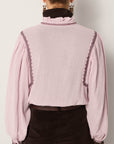 Lila Blouse - Lavender Purple Rain