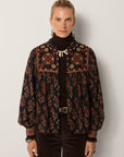 Scarlet Blouse - Cocora Black Coffee