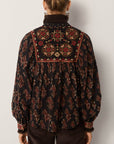 Scarlet Blouse - Cocora Black Coffee