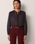 Charlotte Blouse - Medusa Deep Blue