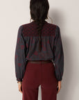 Charlotte Blouse - Medusa Deep Blue