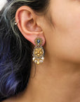 Gull Vibrant Earrings Gold Totem Set, Gilda