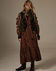 Claudine Dress - Horizon Autumn Leaves